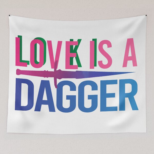 Item preview, Love Is A Dagger designed and sold by ijoshtherefore.