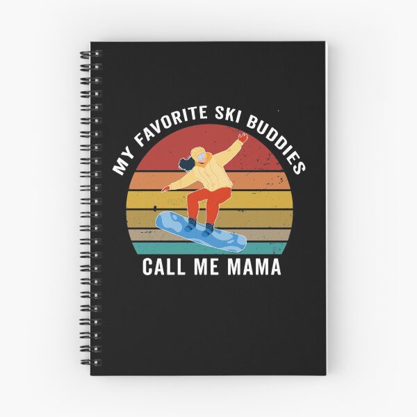 Item preview, My favorite ski buddies call me mama designed and sold by yellowpinko.