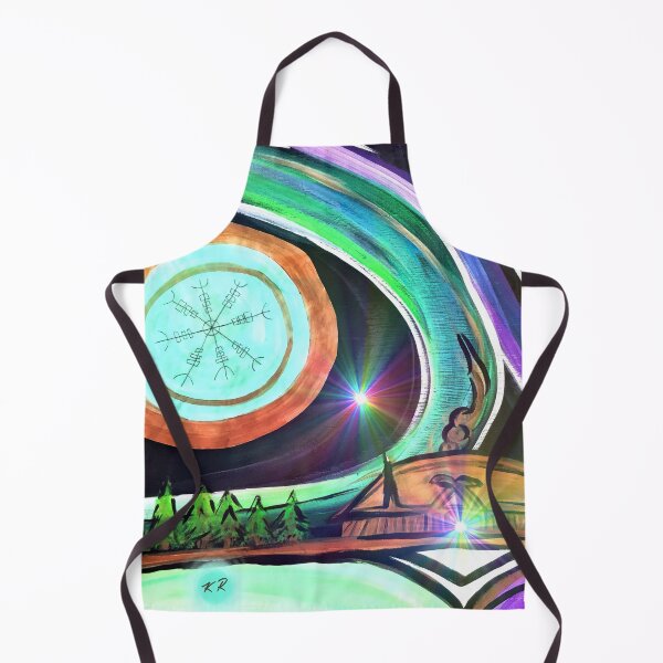 Item preview, Northern Lights, Nordic Hall and the Helm of Awe designed and sold by KR Art Studio.