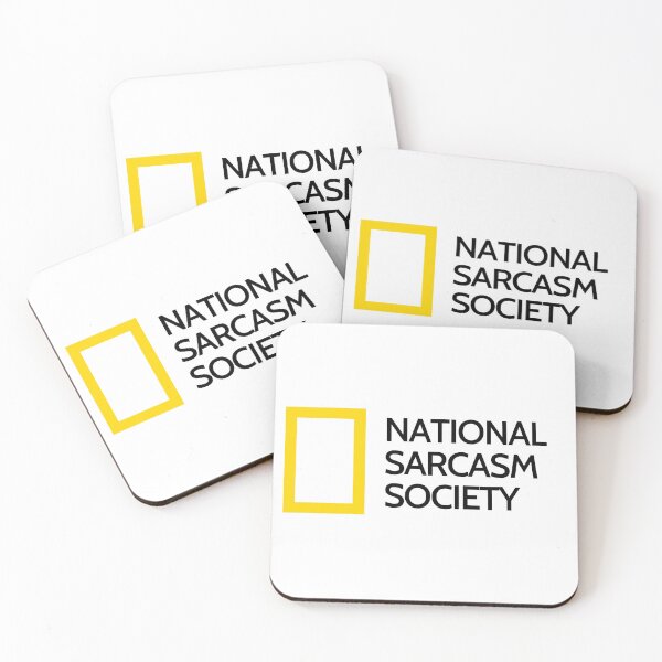 Item preview, NATIONAL SARCASM SOCIETY  ( black text)  designed and sold by JosTees96.