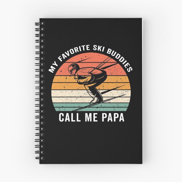 Item preview,  my  favorite ski buddies call me papa designed and sold by yellowpinko.