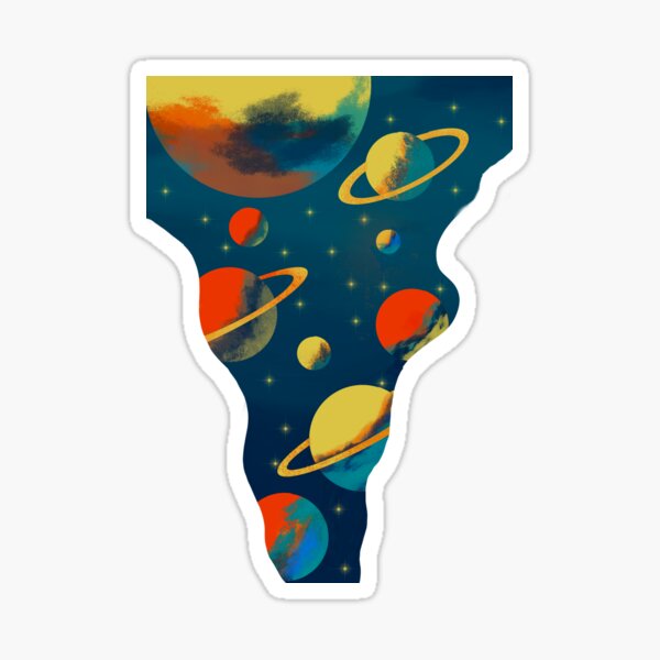 Space vortex Sticker