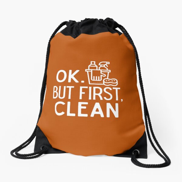 Item preview, But First Clean Retro Cleaning Supplies Novelty Housekeeper Gifts designed and sold by SavvyCleaner.