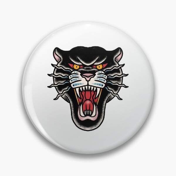 Item preview, Panther American Traditional Tattoo designed and sold by Anthony Massaro.