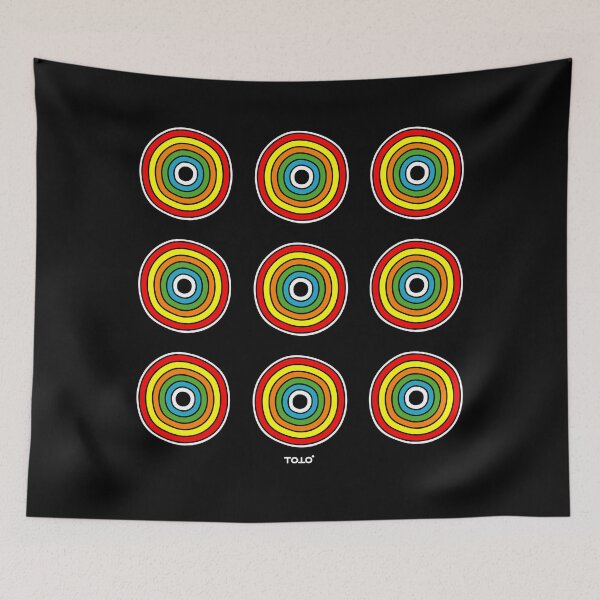Item preview, TOTO' MANDALA 002 Tris (black) - LOVE GRAPHICS designed and sold by TOTOMELITA.