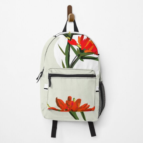 Item preview, Wyoming State Outline with Indian Paintbrush Flower designed and sold by girljohnny.
