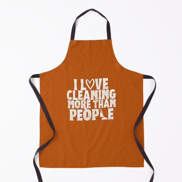 Item preview, I Love Cleaning More Than People Novelty Retro Vacuum Fun designed and sold by SavvyCleaner.