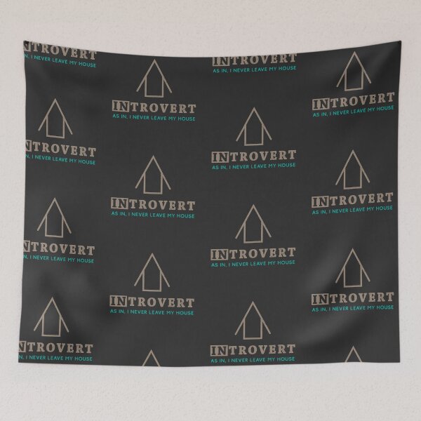 Item preview, Homebody Introvert Minimalist Humor designed and sold by Creatively Torn.
