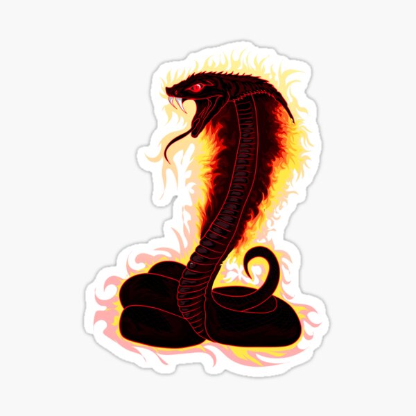Item preview, Cobra on fire designed and sold by Natasha2025.