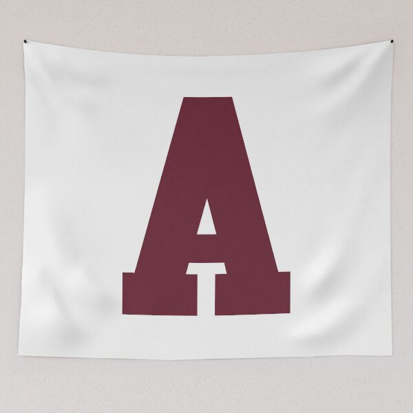 Item preview, Alphabet, Maroon A, Sports letter A designed and sold by TheCultStuff.