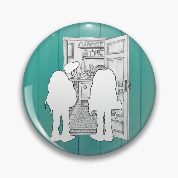 Item preview, Tiny room on green background designed and sold by Hildegunn Hodne.