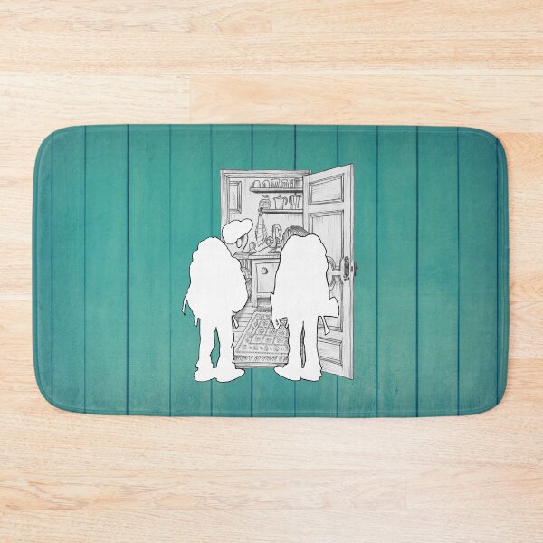 Item preview, Tiny room on green background designed and sold by Hildegunn Hodne.