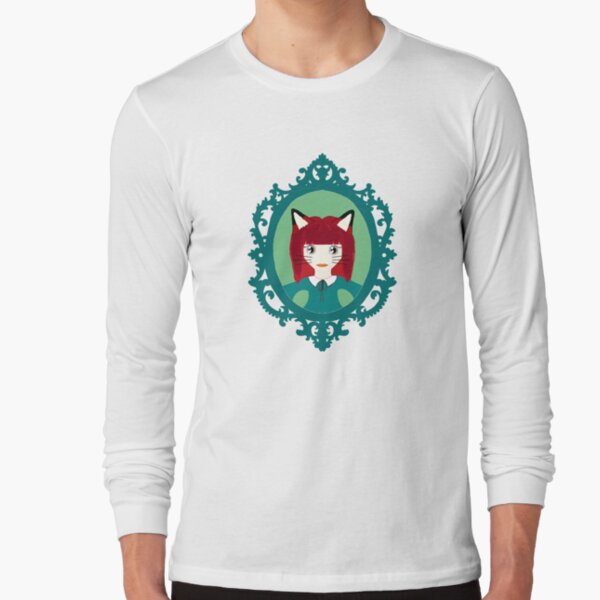 Kawaii Fox Cosplay Girl Long Sleeve T-Shirt
