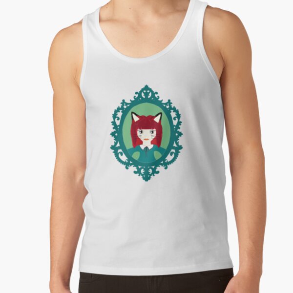 Kawaii Fox Cosplay Girl Tank Top