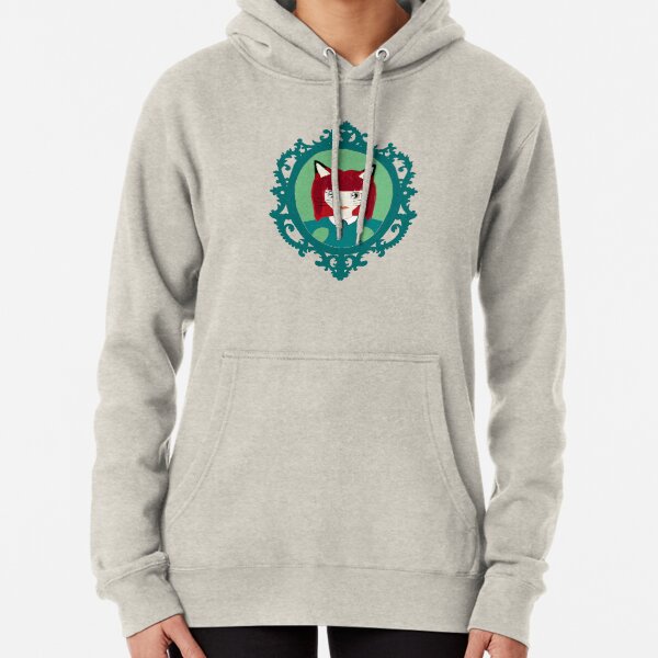 Kawaii Fox Cosplay Girl Pullover Hoodie