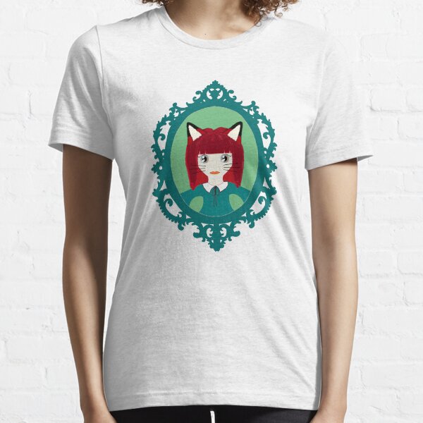 Kawaii Fox Cosplay Girl Essential T-Shirt