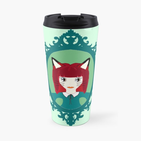 Kawaii Fox Cosplay Girl Travel Mug
