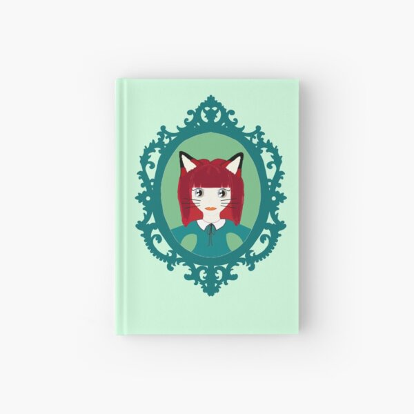 Kawaii Fox Cosplay Girl Hardcover Journal