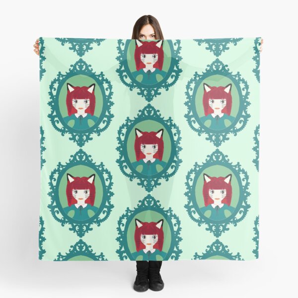 Kawaii Fox Cosplay Girl Scarf