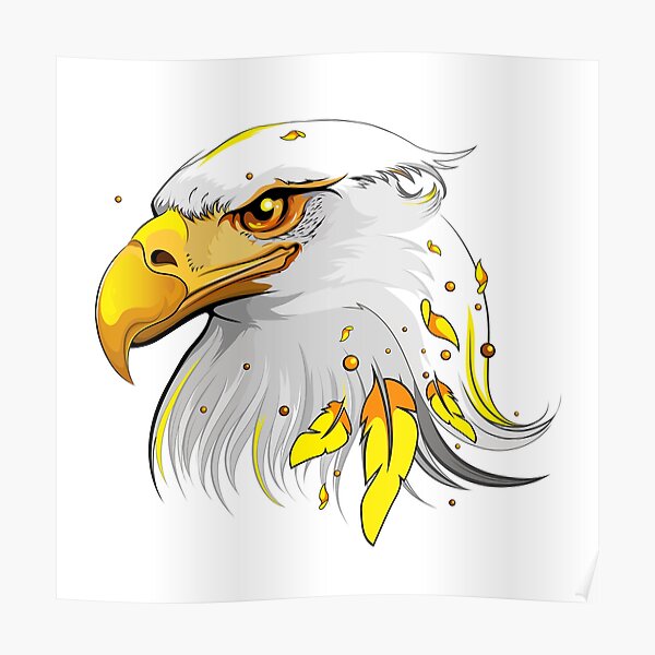 Flying Eagle SVG, Arrow Svg, Fly Eagle Svg, Eagle Vector, Eagles Cut file, Eagle  Svg, Eagles Svg, Compass PNG, Tattoo design SVG Poster for Sale by Natalia  Pogribna