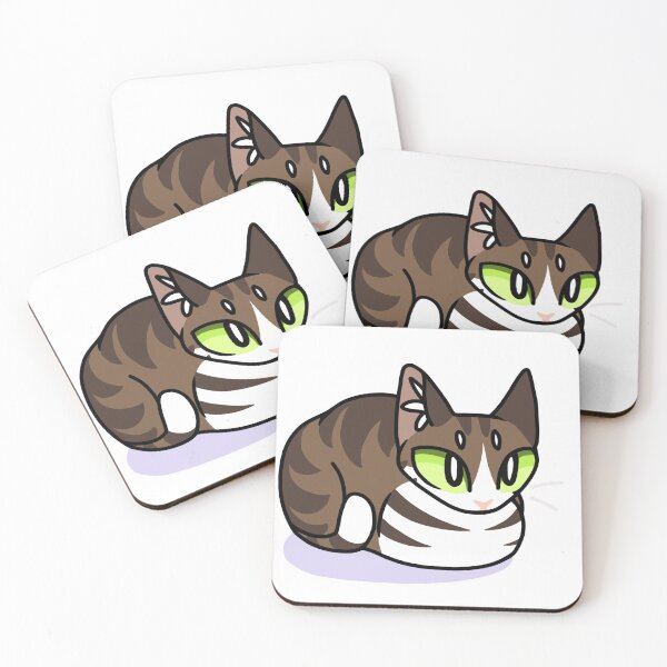 Artikelvorschau, Süßes braun-weißes Tabby-Laib-Katzen-Design entworfen und verkauft von nummiequack.