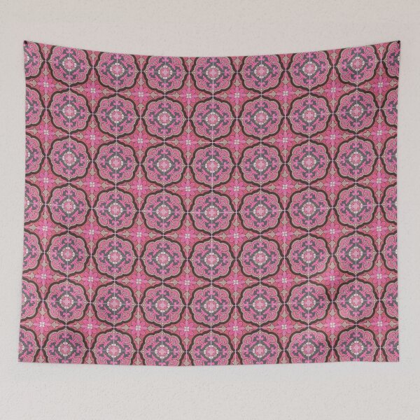 Item preview, Catalina Tile Pattern Pink designed and sold by ThomMorris.