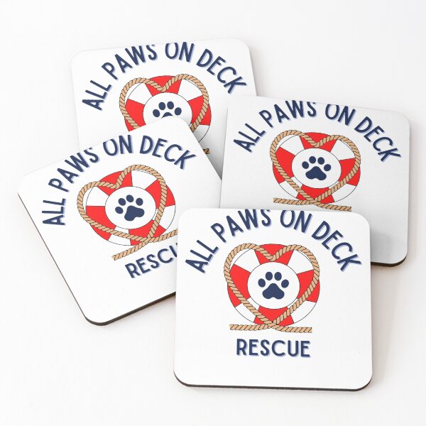 Item preview, Heartworm Fundraiser All Paws on Deck Rescue - Light Background designed and sold by AllPawsonDeck.