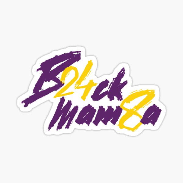 Black Mamba 24 8 - Kobe Sticker