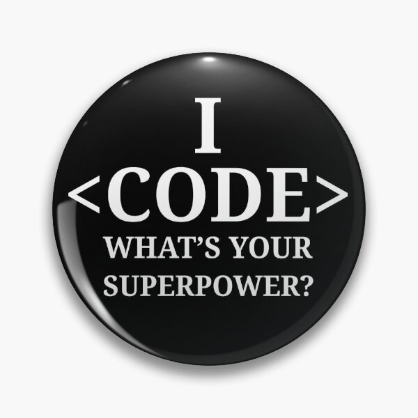 Item preview,  I <Code> What's Your Superpower? designed and sold by AscendMerch.