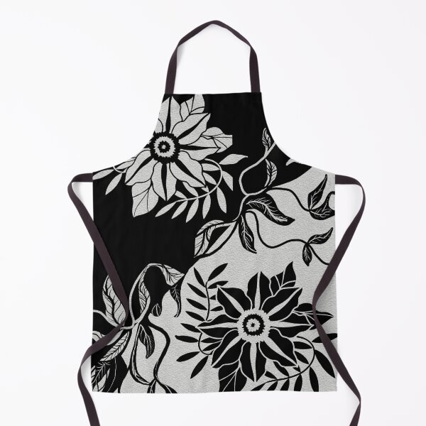 Item preview, Black & White Graphic Floral designed and sold by musclequeen.