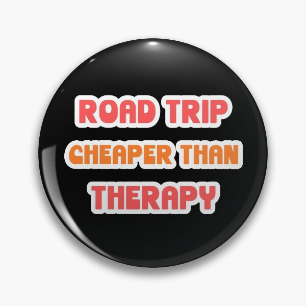 Item preview, Road Trip Cheaper Than Therapy Outline designed and sold by f2error.