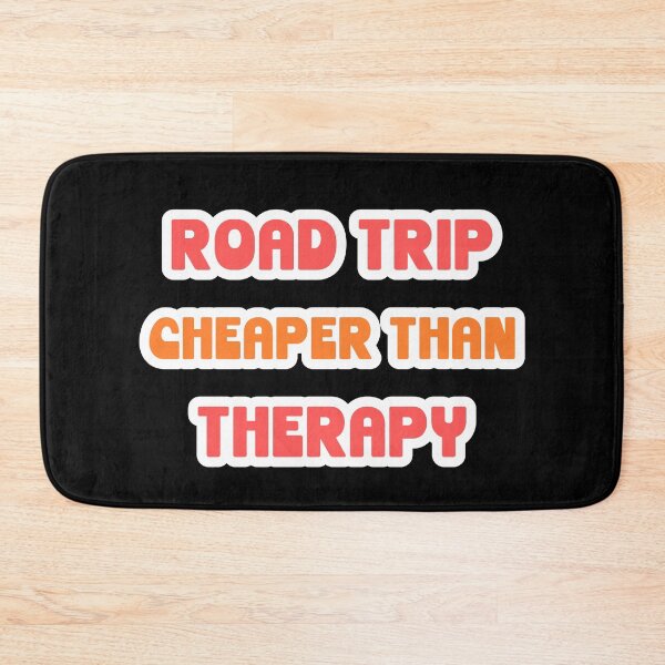 Item preview, Road Trip Cheaper Than Therapy Outline designed and sold by f2error.