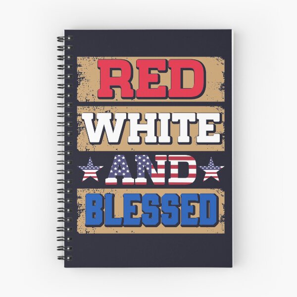 Item preview, Rojo blanco y bendecido designed and sold by PrevailCreative.