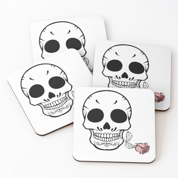 Item preview, Skull with rose in mouth bold gothic art  designed and sold by hafidoox.