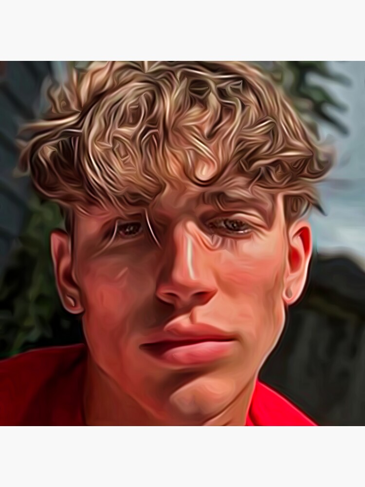 "vinnie hacker " Sticker for Sale by Weewix Redbubble