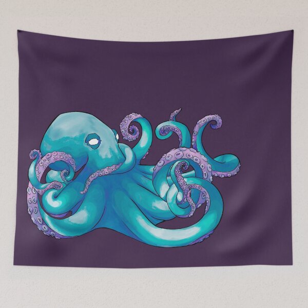 Item preview, Blurple Octopus designed and sold by DarkDimensions.