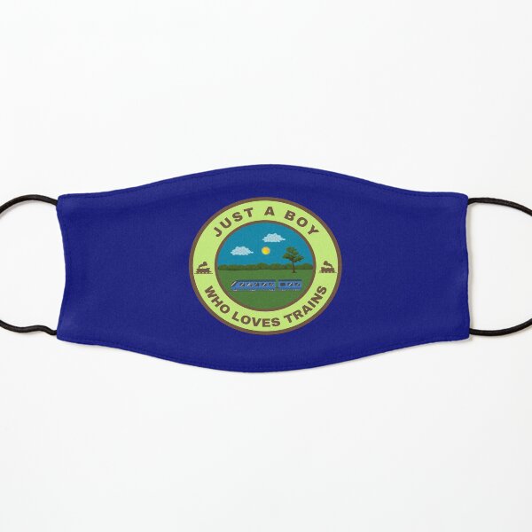 Just a boy who loves Trains Kids Mask