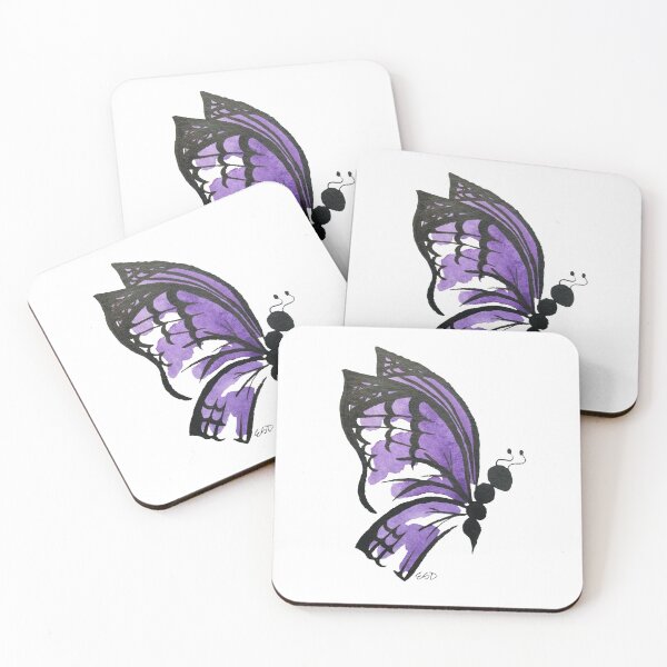 Item preview, Purple Butterfly Watercolor designed and sold by EmDamArt.