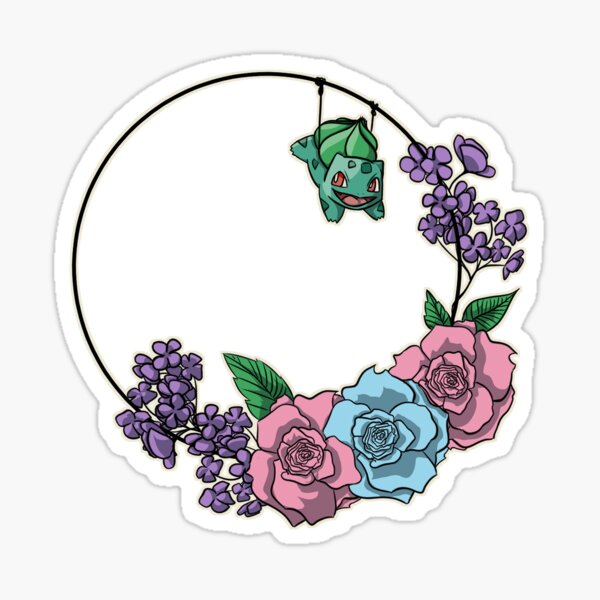 Amongst the Flowers Sticker