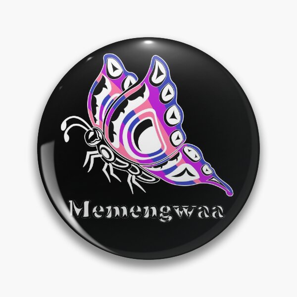 Item preview, Memengwaa (Butterfly) Genderfluid Pride designed and sold by KendraHowland.