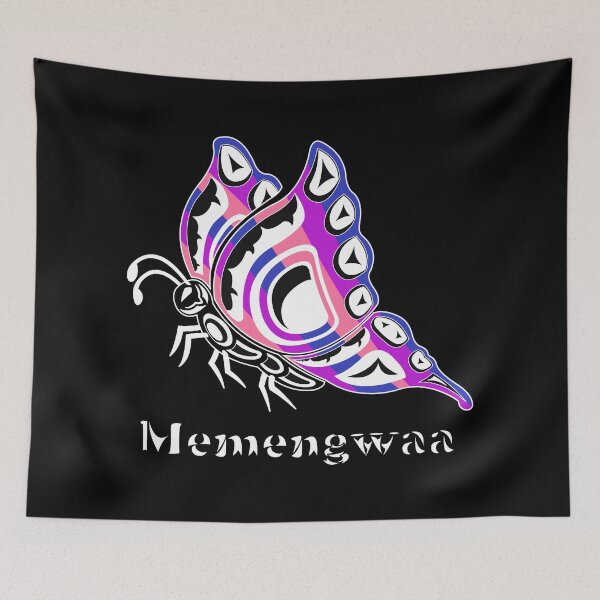 Item preview, Memengwaa (Butterfly) Genderfluid Pride designed and sold by KendraHowland.
