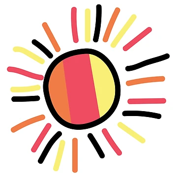 Artwork thumbnail, Multicolor sun by ABcreating