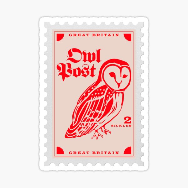 Customizable Owl Post Stamp