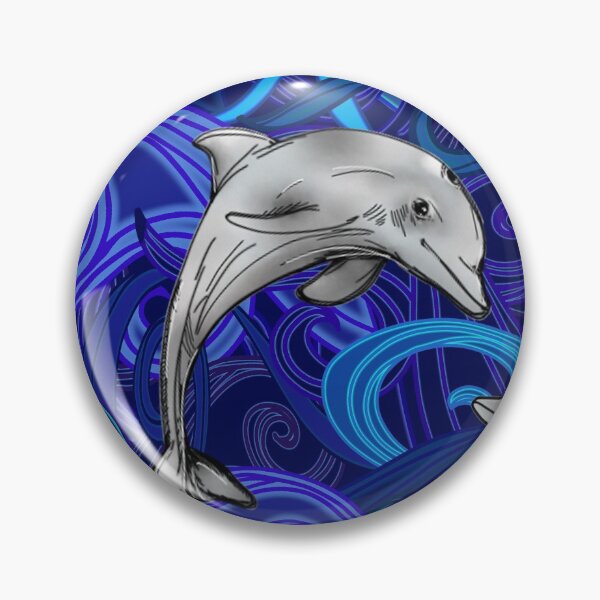 Item preview, Dolphin Dancing Waves designed and sold by Traceofcolour.