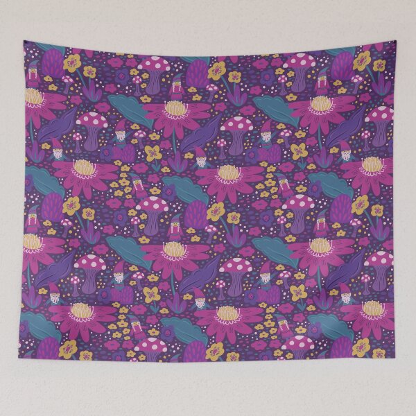 Item preview, Gnomes in Wonderland designed and sold by latheandquill.