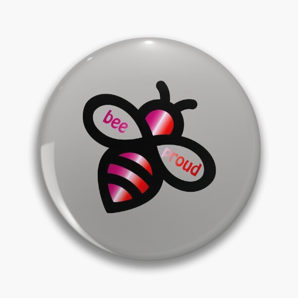 Item preview, Bee Proud - Lesbian LGBT Flag bees designed and sold by Teamtsunami6.