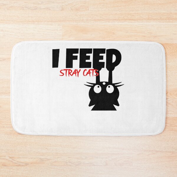 Item preview, I FEED STRAY CATS... designed and sold by HelloStrayCats.