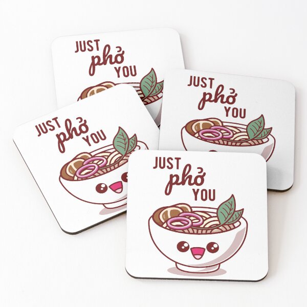 Item preview, Just Pho You Just For You Kawaii Cute designed and sold by MeowsAndMakes.