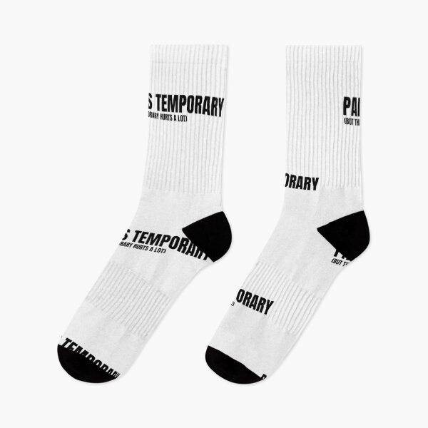 Item preview, Pain Is Temporary Gym Parody - Funny Gym designed and sold by GymWearDepot.