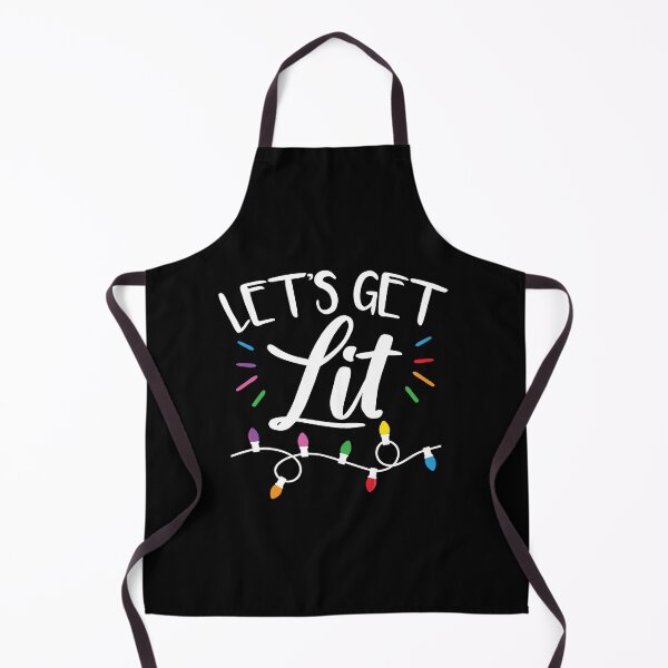 Item preview, Christmas Lights Humor Let'S Get Lit designed and sold by ribbinjunk.